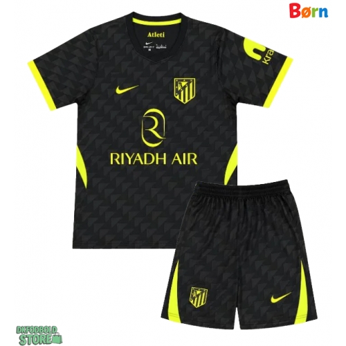 Atletico Madrid Rodrigo Mendoza #4 Replika Babytøj Udebanesæt Børn 2026-27 Kortærmet (+ Korte bukser)